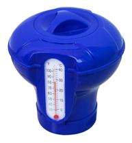 Flutuador Clorador Pastilha De Cloro Para Piscina Termômetro