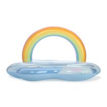 Flutuador de piscina FUNBOY Giant Rainbow Cloud 1,8 m com arco-íris arqueado