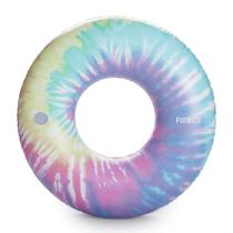 Flutuador de piscina inflável FUNBOY Giant Tie Dye Tube Donut Style