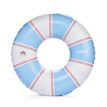 Flutuador de piscina inflável FUNBOY Giant Vintage azul e vermelho 48" Flutuador de piscina inflável FUNBOY Giant Vintage azul e vermelho 48"