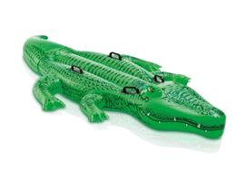 Flutuador de piscina inflável Intex Giant Gator para crianças 80x45cm