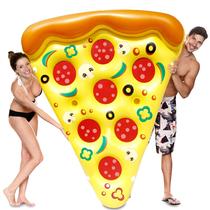 Flutuador de piscina inflável JOYIN Giant Pizza Slice com porta-copos Flutuador de piscina inflável JOYIN Giant Pizza Slice com porta-copos