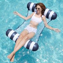 Flutuador de piscina Sloosh Strip Type Hammock 122x80 cm azul marinho