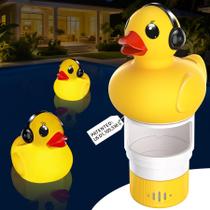 Flutuador Solar Ajustável de Cloro em Forma de Pato KingSom para Piscina Flutuador Solar Ajustável de Cloro em Forma de Pato KingSom para Piscina