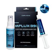 Fluxo de Solda em Pasta para Microsoldagem e BGA Implastec MFLUX-39i Seringa 10g Fluxo de Solda em Pasta para Microsoldagem e BGA Implastec MFLUX-39i Seringa 10g