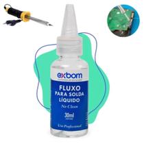 Fluxo De Solda Para Componentes Eletrônicos Placas Circuitos Anti Oxidante 30ml EXBOM