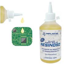 Fluxo Resinoso 110ml Implastec Remove Oxidação Alta Eficiência Para Soldar