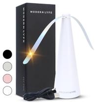 Fly Fan Modern Lyfe USB AA alimentado por bateria branca