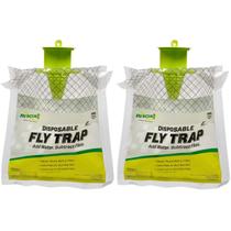 Fly Trap RESCUE! Pacote com 2 unidades verdes descartáveis para uso externo