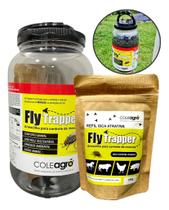 Fly Trapper Coleagro Armadilha com Atrativo Natural 2 Unidades para Moscas