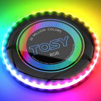 Flying Disc TOSY 16 milhões de cores com 36 LEDs RGB 175g