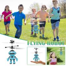 Flying Mini Rc Infraed Indution The Robot Flashing Light To