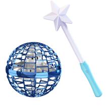 Flying Orb Ball ATHLERIA Blue Cosmic Globe Hover Boomerang