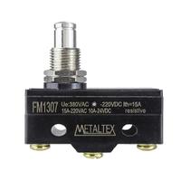 FM1307 Chave Fim de Curso Miniatura - Atuador Pino com Rosca para painel FM1307 Chave Fim de Curso Miniatura - Atuador Pino com Rosca para painel