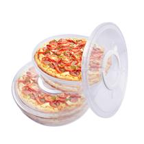 FMOACEN 2 Unidades de Recipientes Transparentes para Tortas de 29 cm com Tampas FMOACEN 2 Unidades de Recipientes Transparentes para Tortas de 29 cm com Tampas