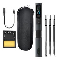 FNIRSI HS-02B 100W Ferro Solda Profissional USB-C Tela Cor:Preto FNIRSI HS-02B 100W Ferro Solda Profissional USB-C Tela Cor:Preto