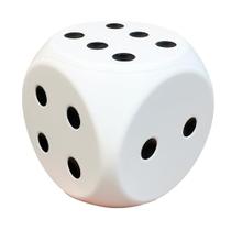 Foam Dice, divertido, brinquedo cheio de dados gigantes de 15 cm para noites de jogos