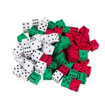 Foam Dice hand2mind Manipulite 3 Color Dot 5/8, conjunto de 72 Foam Dice hand2mind Manipulite 3 Color Dot 5/8, conjunto de 72