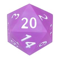 Foam Dice KESS Giant D20 Oversize de 20 lados para RPG roxo
