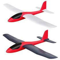 Foam Glider HAWK'S WORK, 2 peças de brinquedo de avião supergrande de 860 mm Foam Glider HAWK'S WORK, 2 peças de brinquedo de avião supergrande de 860 mm