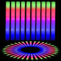 Foam Glow Sticks EXCECAR 42PCS LED Light Up 3 modos de piscar