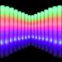 Foam Glow Sticks LifBetter Light Up Bulk com 3 modos (156 unidades)