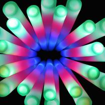 Foam Glow Sticks SHQDD Giant LED de 16 polegadas, pacote com 100 modos