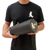 Foam Roller Dafoca 30cm Liberação Miofascial EVA DF1060 Preto