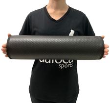 Foam Roller Dafoca 45cm Liberação Miofascial EVA DF1061 Preto