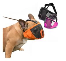 Focinheira Bulldog Pug Shitzu Anti Morder Comer Lamber TM M
