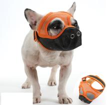 Focinheira para Cão Braquicefálico Bulldog Shitzu Pug Anti Comer Lamber Morder Focinheira para Cão Braquicefálico Bulldog Shitzu Pug Anti Comer Lamber Morder