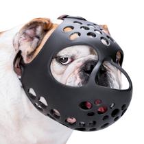 Focinho de cachorro BARKLESS Short Snout, silicone macio para buldogue francês