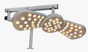 Foco Lâmpada 60 Leds Rodízio Pedestal + Bateria