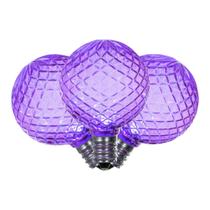 Foco LED Vickerman G40 Morado Base E12 Níquel 0.45W (Paquete de 25)
