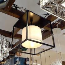 Foco Metallo Plafon Cubo Scatola Pl 803/pt