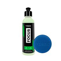 Focus Vonixx 240ml + Aplicador REMOVEDOR DE MARCAS D'ÁGUA EM VIDROS E ESPELHOS
