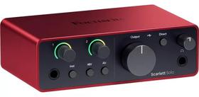 Focusrite Scarlett Solo De 4ª Geração