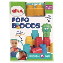 Fofo Blocos 15 Peças 1010 - Elka