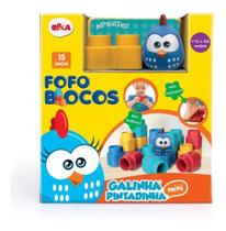 Fofo Blocos 15 Peças Galinha Pintadinha Mini - 1047