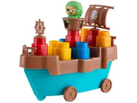 Fofo Blocos Barco Pirata 13 Pçs