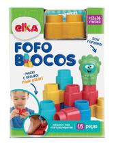 Fofo Blocos Bloco de Montar 15 peças 1010 - Elka