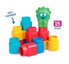 Fofo Blocos com 15 Peças - Elka