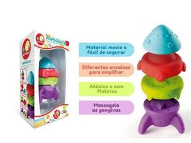 Fofoguete Formas Empilhar Encaixar/Mordedor 10842 Pais e Filhos