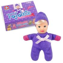 Fofolete Boneca Roxa Colecionável Lançamento Estrela 9cm