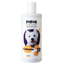 Fofos e Feras Shampoo Clareador 500ml Para Cães e Gatos Pelos mais Brancos