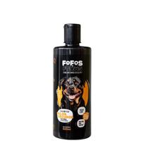 Fofos e Feras Shampoo para Pelos Escuros 500ml Para Cães e Gatos Pelos macios e brilhosos