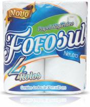 Fofosul Papel Higiênico Folha Simples Branco Neutro 30 Metros por Rolo 4 Rolos Macio Fofosul Papel Higiênico Folha Simples Branco Neutro 30 Metros por Rolo 4 Rolos Macio