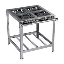 Fogao 04b 30x30 02duplas 02 simples inox 430 rww Fogao 04b 30x30 02duplas 02 simples inox 430 rww