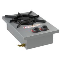 Fogão 1 Boca de Embutir Baixa Pressão 1QD 20x20 Inox SL13015-I Itajobi