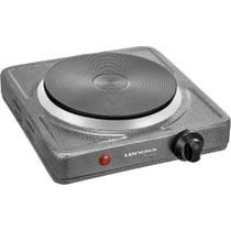 Fogão 1 Boca de Mesa Elétrico Lenoxx Pratic PFE351 Inox 220V